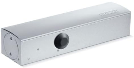 Geze Türschließer TS 3000 V silber für einflügelige Türen bis 1100 mm Flügelbreite, Türschließer ohne Montageplatte und ohne Gleitschiene - 22,6x4,6x6cm