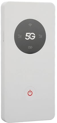 Modem Routeur 5G LTE avec Emplacement pour Carte SIM, Point D'accès Mobile WiFi débloqué au Format de Poche pour Camping-Car, Voyage, Location de Vacances, Camping, Fête,
