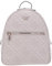 GUESS Damen Vikky Ii Backpack Rucksack, Hellbeige-Logo, Einheitsgröße