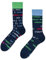 Dedoles Socken Unisex Damen Herren & Kinder Baumwolle viele lustige Designs 1 Paar Geschenk links rechts verschieden, Farbe: Blau, Motiv: Entwickler Developer Coding, Gr. 43-46