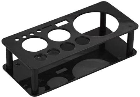 Pesoncarl Bartender Kit, Acrylic Stand Only, 13 Holes Cocktail Shaker Stand, Removable Bartender Tools Stand, 8.9x2.4x4.2 Inch Bar Tool Holder for Cocktail Lovers, Cocktail Shakers