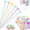 RXKFIGX 50 Pezzi Bastoncini per Palloncini Stecche per palloncini Supporto palloncini riutilizzabili per Decorazioni di Compleanno Feste Matrimoni Accessori