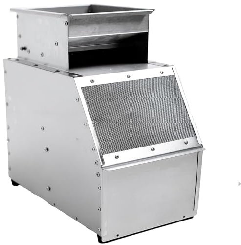 Geblasener Schalenspalter für Vogelfutter, elektrische Getreidereinigungs-Wurfelmaschine, Edelstahl-Getreidetrenner, Ventilator mit Einstellbarer Geschwindigkeit, für Hirse, Verschiedene Körner