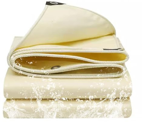 Lona Impermeable Lona de Protección 3x5m, Lonas para Piscinas con Ojales, Lona de protección Multiusos, Resistente a los desgarros, para Exteriores, jardín, Lona de Tienda de campaña