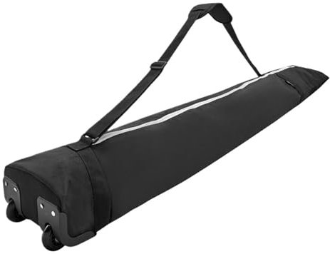 QAUUCP Ski-Board-Tasche, Snowboard-Aufbewahrungsrucksack mit Rollen, Oxford-Stoff, große Kapazität for Outdoor-Sportzubehör, 194 x 32 cm Kiteboardtasche
