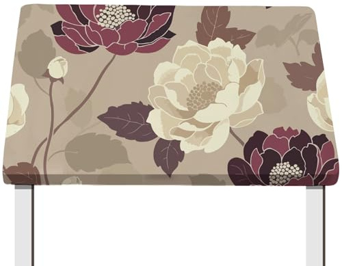 CREATCABIN 76x122cm Elastische Rechteckige Tischdecke Mit Blumenmuster Elastische Tischdecke Wasserdicht Waschbar Wiederverwendbar Auslaufsicher Kratzfest Passender Tisch Für Camping Picknick Party