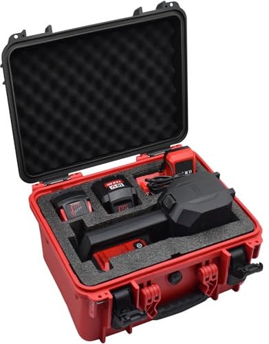 Storage Case for Milwaukee 2771-20 M18 Transfer Pump, Hard Case with Custom Foam Insert, Fits M18 Transfer Pump, Battery & Charger - Durable Protective Box for Milwaukee Tools (CASE ONLY)