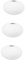 Amosfun 3St Lampenschirm aus Glas lampenschirm oval glaskugel lampe warmes licht innenraum beleuchtung wohnzimmer beleuchtung Abdeckung der Deckenleuchte Lampenschirme Glaskugeln Weiß