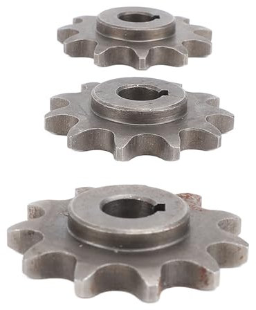 SUNGOOYUE 11T Stahl Kettenrad Vorne, Motorrad Front Motor Sprocket Ersatz mit 420 Kette für Motorrad (3PCS)