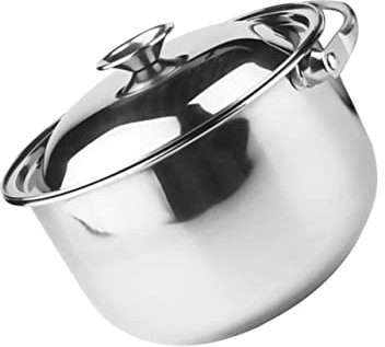 NOLITOY Suppentopf mit Deckel Mehrzweck Kochtopf für Induktionsherd Praktischer Suppenkochtopf für Zuhause und Gastronomie