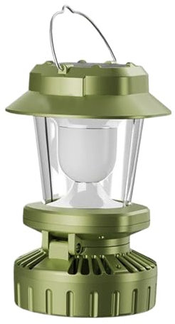 Solar Camping Lamp - USB Work Light with Fan | Waterproof Foldable Lantern for Outdoor Tent Garden Car Emergencies Hiking
