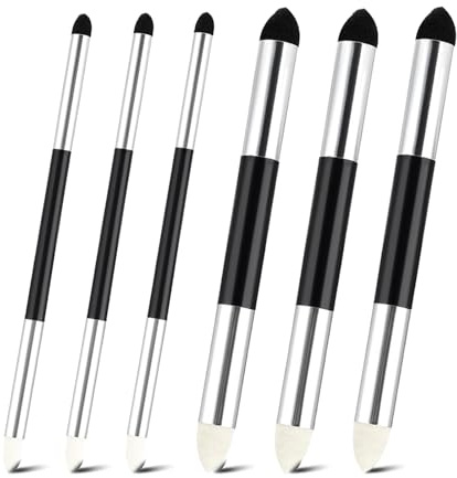 Vyqrx 6pcs Artist Blending Sponge Pen Dual Tip Set - Reusable Drawing Art Tools for Blending Stumps, Pastel Pencils & Soft Pastels