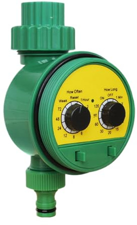 Ahuuen Gartenschlauch Timer Für Bewässerung - Zeitschaltuhr Für Rasensprenger Outdoor | Programmierbarer Automatischer Wasser Timer Für Garten, Rasen Und Draußen