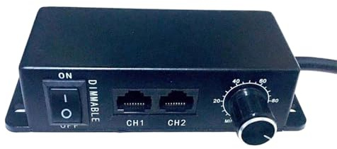 0-10V Rotary Dimmer Driver, Adjustable Rotary Dimmer for Synchronous LED Units, Electronic Ballast Precision Dimming Control