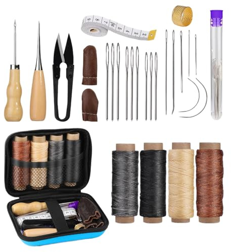 Polster-Set – robustes Leder-Koffer, zuverlässiges Material, ergonomisches Design | Reparatur-Set für Sofa, Stuhl, Wohnung, Wohnzimmer, Haus, Restaurierung des Tages
