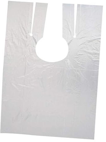 Gatuida 100 Stück Einweg Friseurumhänge 110x150cm Kleiderschutz Pe Material Haarschneide Haarfärbezubehör für Salon und Zuhause