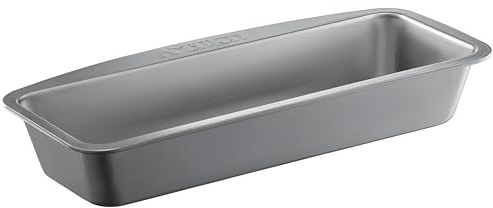 AMBITION Kastenform 39 cm Silvery Brotform aus Kohlenstoffstahl mit Seitengriff antihaftbeschichtet