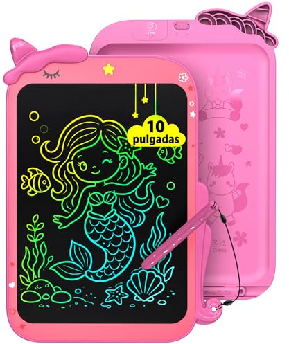 ORSEN Toys for 3 4 5 6 7 8 Year Old Boys Girls Gifts, LCD Writing Tablet 10inch Kids Toys Doodle Board, Dinosaur Drawing Pad for Kids 3 4 5 Year Old Boy Girl Birthday Gifts (Pink)