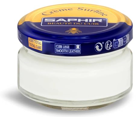Saphir Cirage Crème Surfine Pommadier, Blanc, 50 ml