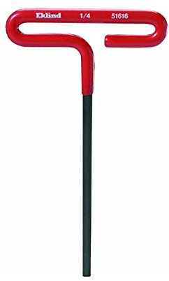 Eklind 51606 Innensechskant-Schraubendreher mit T-Griff, gepolsterter Handgriff, 0,2 x 15,2 cm (3/32 x 6 Zoll), 51610