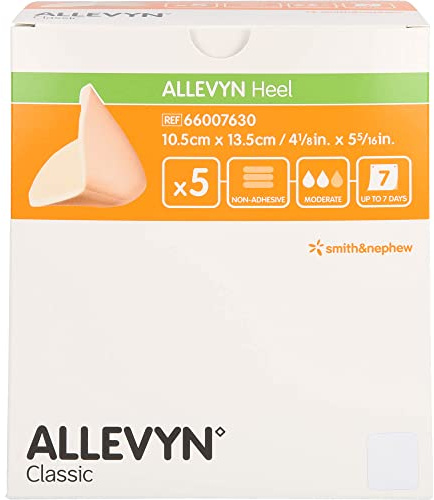 ALLEVYN Heel Schaumstoff Fersenverb.10,5x13,5 cm 5 St