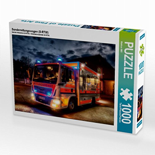 CALVENDO Puzzle Sonderrettungswagen (S-RTW) 1000 Teile Puzzle quer | Lege-Größe cm Foto-Puzzle für glückliche Stunden
