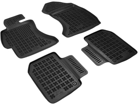 AZUGA 3D Gummi Fußmatten für Subaru Levorg 9/2015/Impreza 4/2013-2017/WRX | rutschfest, wasserdicht, passgenau, TPE Gummimatten, hoher Rand Automatten, AZ10300312