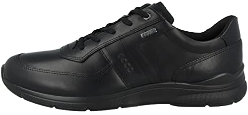 ECCO Irving Gore Shoes, Sneaker, Uomo, Nero, 47 EU