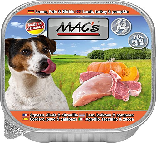 MACs Dog Pute & Heidelbeeren | 6X 200g Hundefutter nass