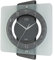 JVD NS20133.1 Wanduhr Quarz analog anthrazit grau leise ohne Ticken modern