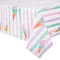 WERNNSAI Ice Cream Party Table Cover - 1 Pack 137 x 274cm Disposable Rectangular Plastic Tablecloth Ice Cream Themed Party Supplies for Kids Girls Birthday Baby Shower Wedding Party Decorations