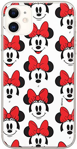 ERT GROUP mobile phone case for Apple Iphone 11 original and officially Licensed Disney pattern Minnie 058 optimally adapted to the shape of the mobile phone, case made of TPU