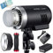 Godox AD300Pro AD300 Pro Blitz 300w 2.4G TTL Flash Strobe Speedlite1/8000 HSS, 320 Vollleistung 5600±100K Stabile Farbe 2W Modellleuchte für Nikon Canon Sony Fuji Olympus Panasonic Kamera