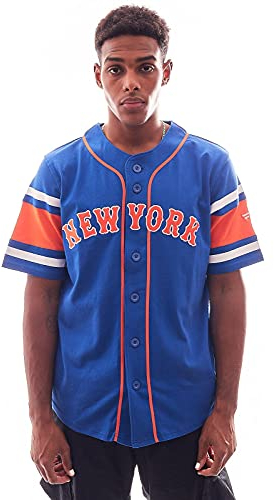 Fanatics New York Mets MLB Cotton Supporters Jersey - L