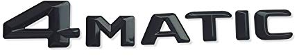 MCK Auto - 4Matic schwarz glänzend Heckklappe Logo hinten Emblem Tuning Modifikation
