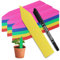 Plastic Plant Labels, 150Pcs Plant Tags Garden Plant Markers Plant Labels for Garden Seed Potted Herbs Flowers Vegetables, Multicolor