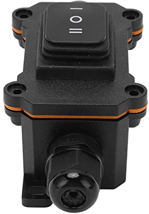 Interrupteur à Bascule à Bascule, 3 Positions Marche/arrêt/marche, 12 V 16 A IP68 étanche Universel pour Voiture Bateau Bateau RV, Intérieur automobile, Intérieur automobile