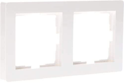 Abdeckrahmen 2-fach für USB-Steckdose weiss