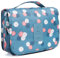 YYGOJOY Trousse de toilette de voyage, trousse de toilette à suspendre, trousse de toilette portable à suspendre pour homme, femme, fille, étanche, Fleur bleue., Trousse de toilette de voyage
