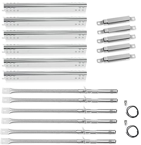 FORYEYC Piezas de repuesto para parrilla Charbroil Performance 463673517 463673519 463625217 463625219 300 2 quemadores propano líquido, kit de reparación para 475 4 quemadores 463347017, G470-5200-W1