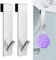 Cimown Set Di 2 Ganci Da Doccia In Acciaio,Ganci Per Vetro Doccia Per Accappatoio,Porta Asciugamani Bagno, Con Imbottitura Di Protezione (Argento)