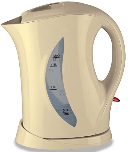 Quest Leisure Products Scotsman Low Wattage 1.7 Litre Kettle (Cream)
