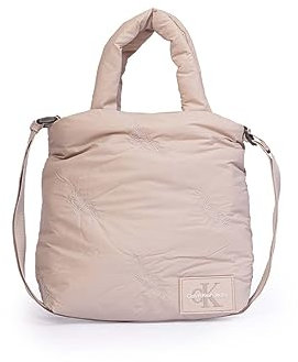 Calvin Klein PUFFY AOP NS CROSSBODY TOTE23, grau(peegrey), Gr. *