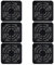 SQXBK 6PCS Cooling Ventilator Fan Filter Dust Cover Black 40MM Fan Cooling Fan for Computer Case Fan Dirt Filtration