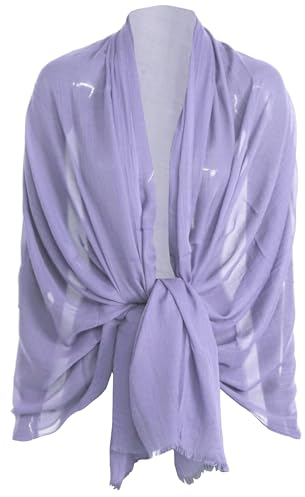 Van Der Rich ® - Schal Weich und Angenehm im Griff 90cm*180cm - Damen (Lila)