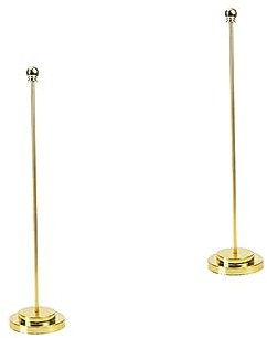 Sosoport 2 Stück Multifunktionaler Fahnenmast Für Büros Festival-flaggenhalter Fahnenmast Aus Eisen Fahnenbefestigungssockel Aus Robustem Eisen Winddichtes Design