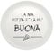 1 Pezzo Piatto Pizza in Melamina con Frasi 33 cm 6 Decori