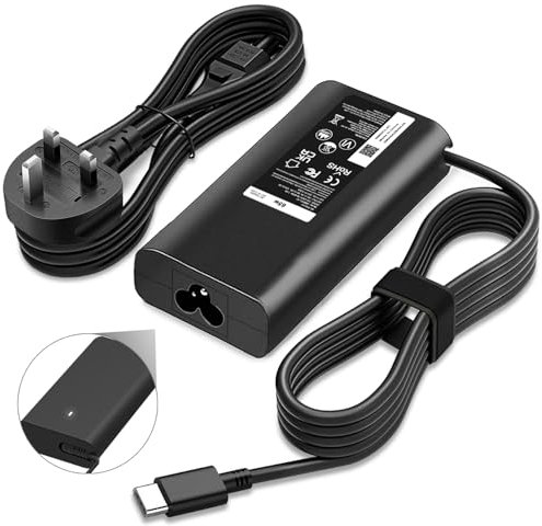 65W 45W USB C Laptop Charger for Dell Latitude 5420 5520 5320 5430 5290 7410 7420,5430 7390 7320 5530 7430 3440 7340 5320 7410 7330 7530 Chromebook 3100 5400 XPS 13 9320 9370 9510 Type C AC Adapter