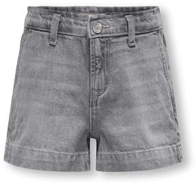 KIDS ONLY Damen Kogcomet Wide Shorts DNM Mat624 Noos, Medium Grey Denim, 152 EU