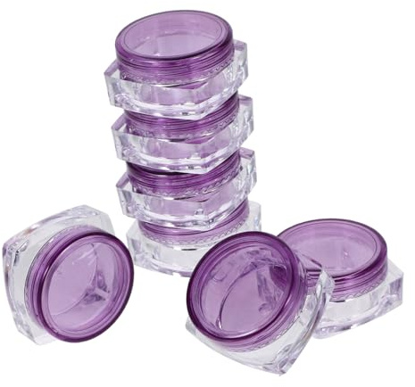 Contenitore Crema Quadrato 5g in Plastico, Vasetto Viaggio